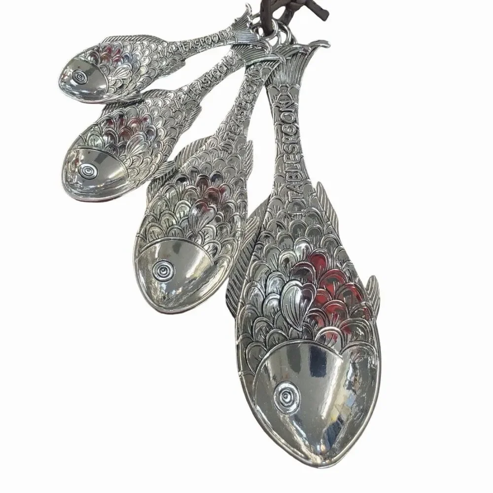 Ganz 4-Piece Set, Fish (ER32652) Measuring Spoon